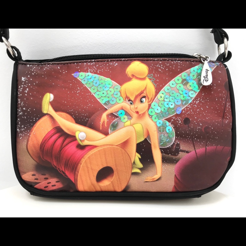 🔥24HourSale🔥DISNEY Sequin Tinkerbell Purse